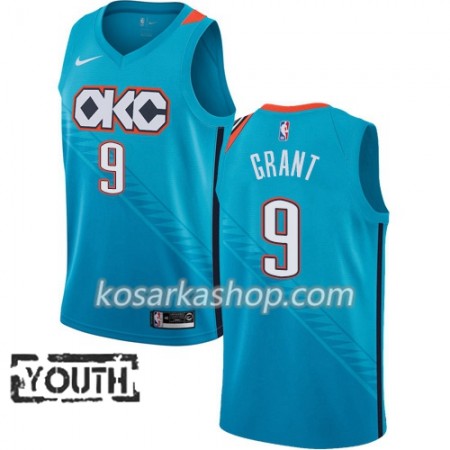 Dres Oklahoma City Thunder Jerami Grant 9 Nike 2018-19 City Edition Plava Swingman - Dječji